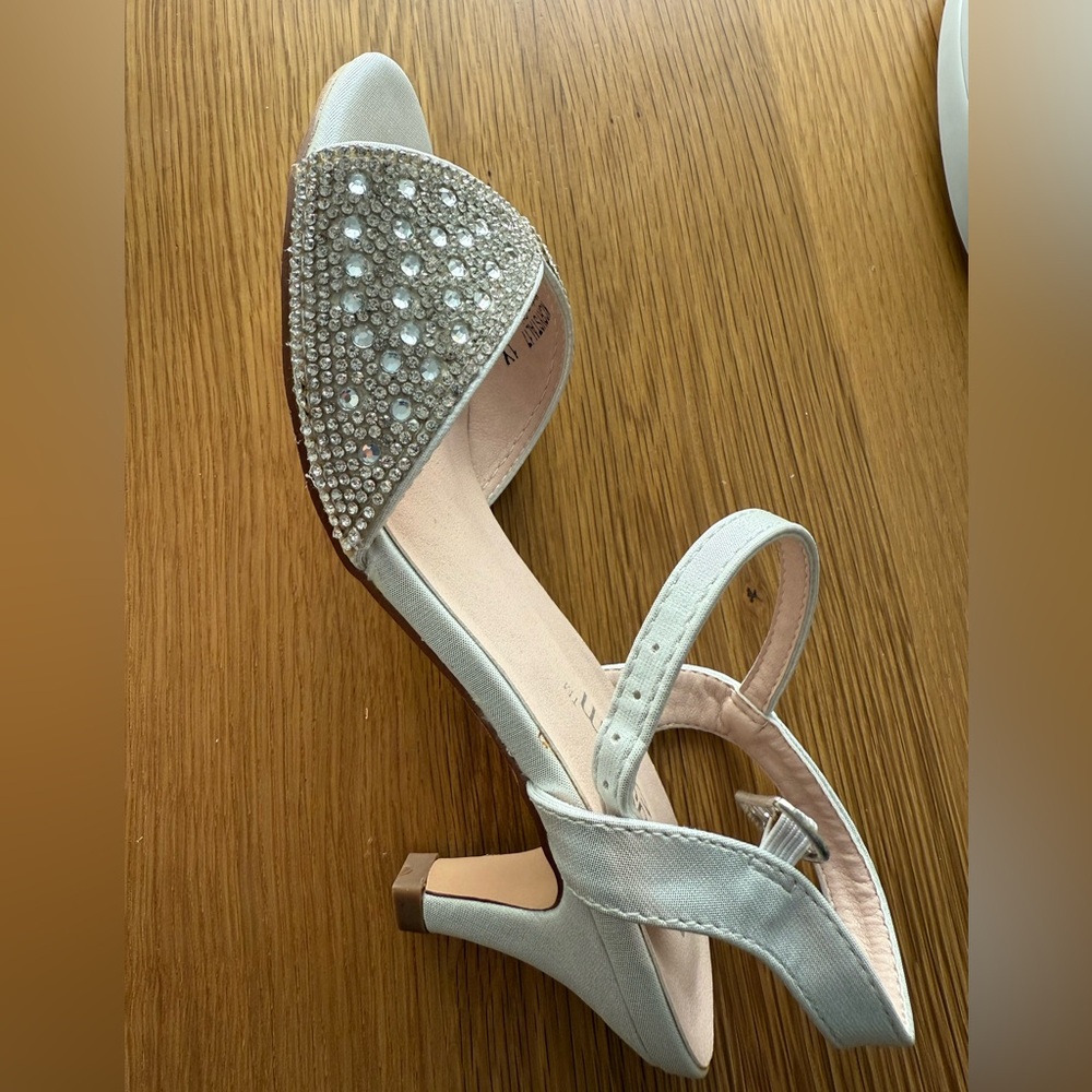 Elegant Silver Kid's Heels